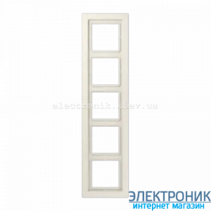 Рамка 5-а LS990 Design крем пластик