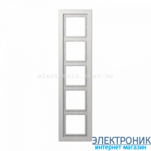 Рамка 5-а LS990 Design світло-сірий пластик