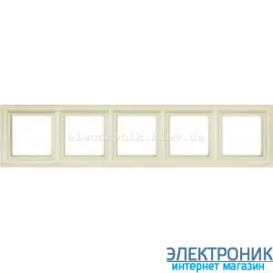 Рамка 5 пост цт. слонова кістка Jung Eco Profi Deco