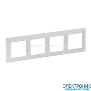 Рамка чотирипостова Legrand Valena Life (перли)