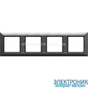 Рамка чотирирічна Jung Eco Profi Антрацит