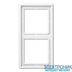 Рамка двомісна JUNG LS990 білий