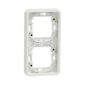Рамка двомісна вертикальна IP55, біла, Mureva Styl Schneider Electric MUR39151