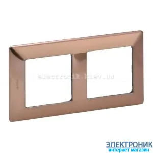 Рамка двопостова Legrand Valena Life (мідь)