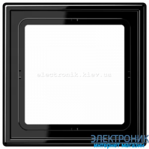 Рамка одномісна JUNG LS990 чорний глянець