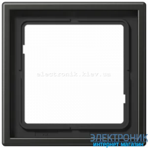 Рамка одномісна JUNG LS990 чорний матовий