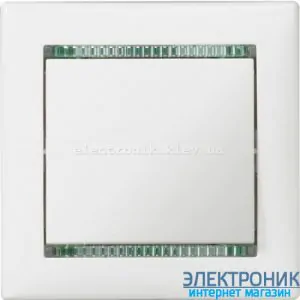 Рамка однопостова Legrand Valena (білий/кристал)