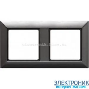 Рамка подвійна Jung Eco Profi Антрацит