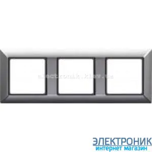 Рамка потрійна Jung Eco Profi Алюміній