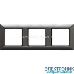 Рамка потрійна Jung Eco Profi Антрацит