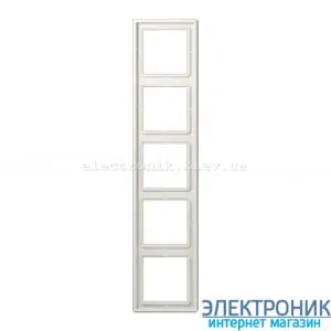 Рамка п'ятимісна JUNG LS990 крем