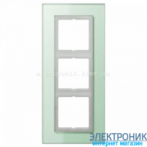 Рамка третя LS PLUS Салатове скло