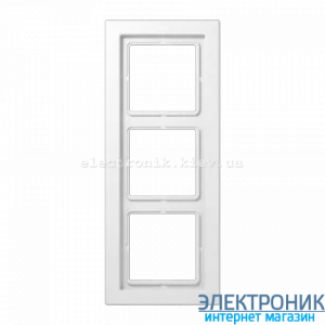 Рамка третя LS990 Design білий пластик