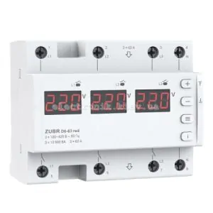 Реле напруги ZUBR D6-63 red трифазне