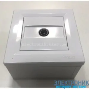 Розетка накладний монтаж Schneider (Шнайдер) Asfora TV кінцева (1 дБ) біла