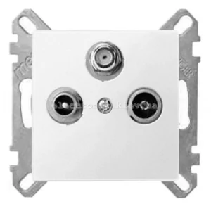 Розетка TV/R+SAT індивідуальна Schneider Electric Merten System M полярно-білий