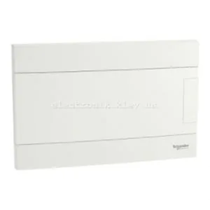 Щит пластиковий Easy9 EU, врізний, 1 ряд 12 модулів, білі двері, EZ9EUB112, Schneider Electric