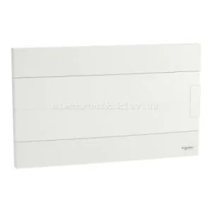Щит пластиковий Easy9 EU, врізний, 1 ряд 18 модулів, білі двері,EZ9EUB118, Schneider Electric