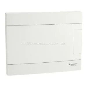 Щит пластиковий Easy9 EU, врізний, 1 ряд 8 модулів, білі двері,EZ9EUB108, Schneider Electric