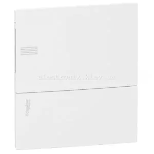 Щит Schneider-Electric Mini Pragma 8 модулів вбудовано. білі двері IP40