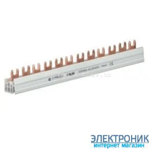 Шина вилкова 2-полюсна на 12 модулів Hager KDN263A