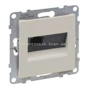 SUNO Розетка інформаційна RJ45 CAT5E UTP, колір Слонова кістка