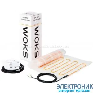 Тепла підлога електричний мат Woks Mat 160 3.5 m2