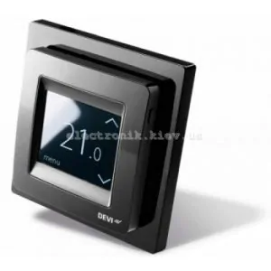 Терморегулятор для теплої підлоги DEVIregТМ Touch Black