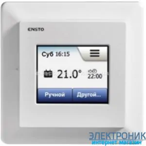 Терморегулятор для теплої підлоги із сенсорним дисплеєм ECO 16 TOUCH Ensto