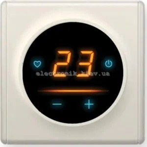Термостат ONEKEYELECTRO 25 з WiFi, бежева рамка, пластик