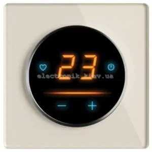 Термостат ONEKEYELECTRO 25 з WiFi, бежева рамка, скло