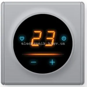 Термостат ONEKEYELECTRO 25 з WiFi, сіра рамка, пластик