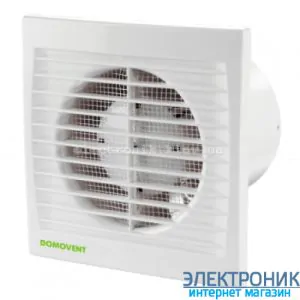 Вентилятор витяжний Домовент 100 С1Т із таймером