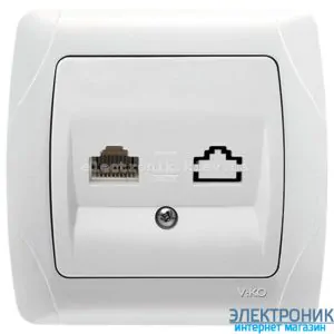 VIKO CARMEN БІЛИЙ Розетка комп'ютерна