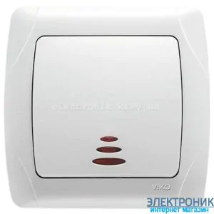VIKO CARMEN БІЛИЙ Вимикач з підсвічуванням