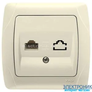VIKO CARMEN КРЕМ Розетка комп'ютерна