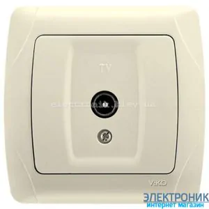 VIKO CARMEN КРЕМ Розетка телевізійна