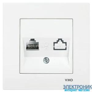 VIKO KARRE БІЛИЙ Розетка комп'ютерна
