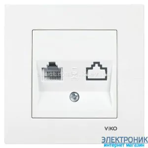 VIKO KARRE БІЛИЙ Розетка телефонна