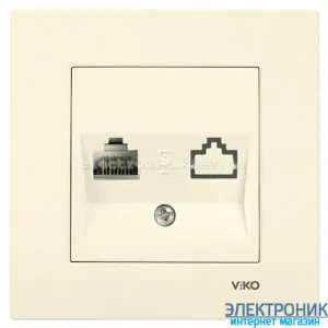 VIKO KARRE КРЕМ Розетка комп'ютерна
