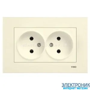 VIKO KARRE КРЕМ Розетка подвійна