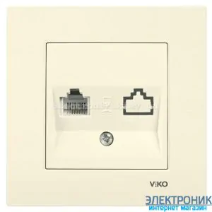 VIKO KARRE КРЕМ Розетка телефонна
