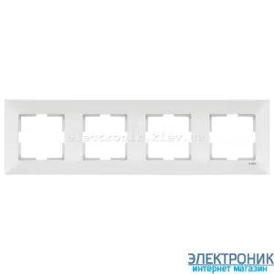 VIKO MERIDIAN БІЛИЙ Рамка 4-а горизонтальна