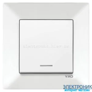 VIKO MERIDIAN БІЛИЙ Вимикач з підсвічуванням