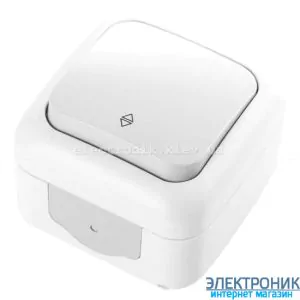 VIKO PALMIYE БІЛИЙ Вимикач вологозахищений прохідний