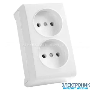 VIKO VERA БІЛИЙ Розетка подвійна