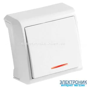 VIKO VERA БІЛИЙ Вимикач з підсвічуванням