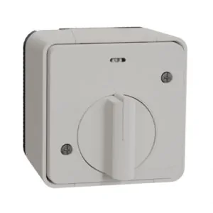 Вимикач з таймером IP55, для поверхневого монтажу, білий, Mureva Styl Schneider Electric MUR39067