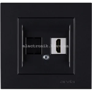 Розетка HDMI, Чорна KAREN