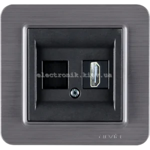 Розетка HDMI, Димчатий LAVIN